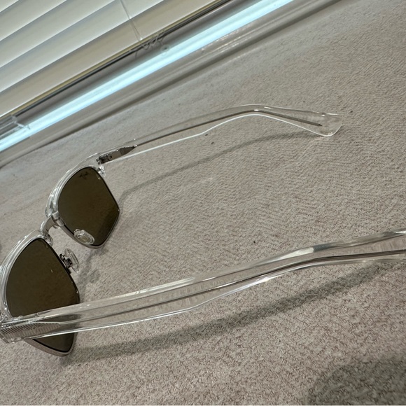 Maui Jim Clear Frame Sunglasses with Blue Lenses - Picture 6 of 7